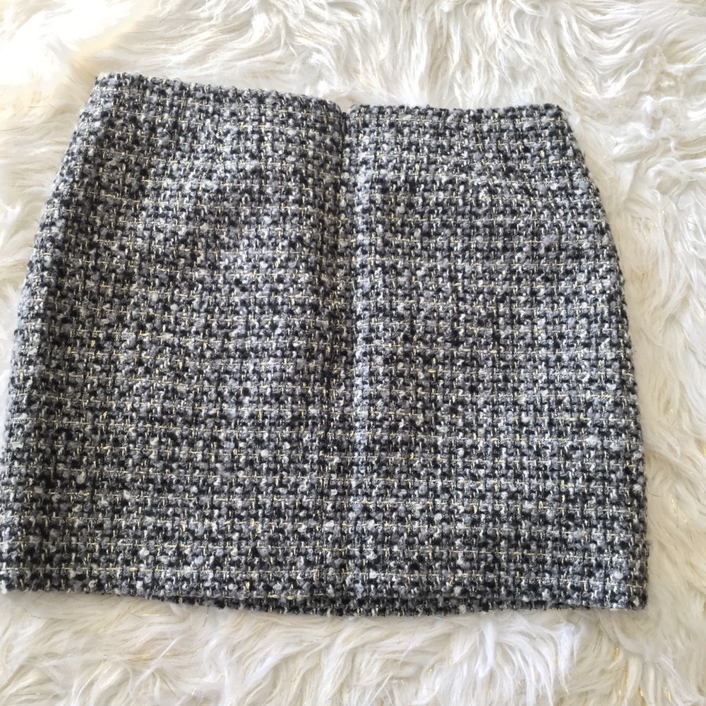 J. Crew Tweed Mini Skirt